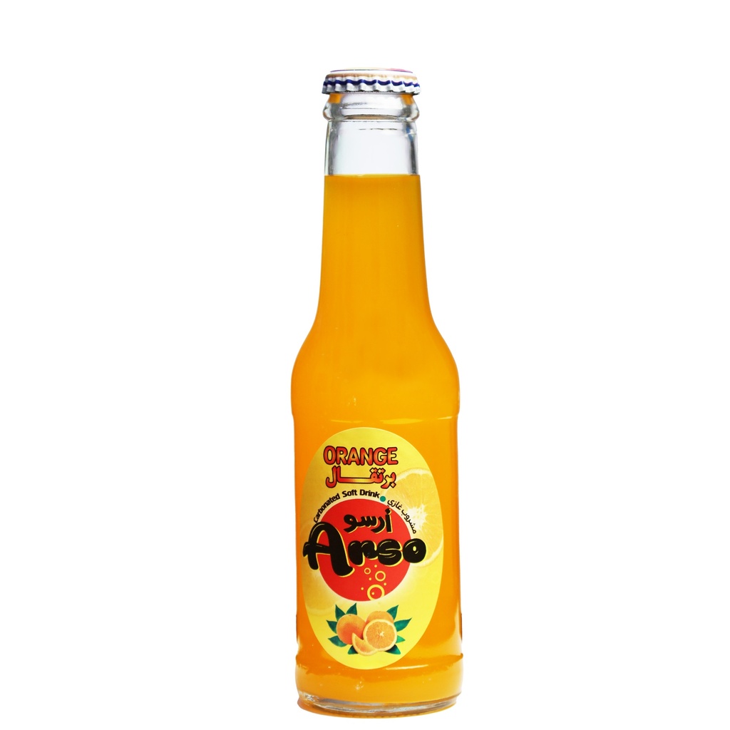 ارسو زجاجي 180 مل *30 (برتقال)