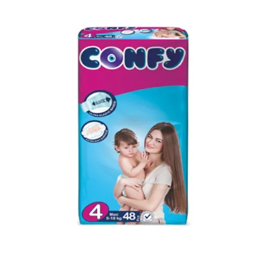 حفاضة كونفي بيبي بريميوم 4 عدد جومبو رقم 4  4*48