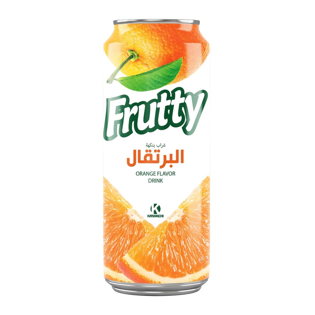 فروتي معدني 355 مل*24 - برتقال