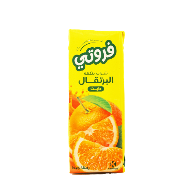 عصير باكيت فروتي برتقال *36